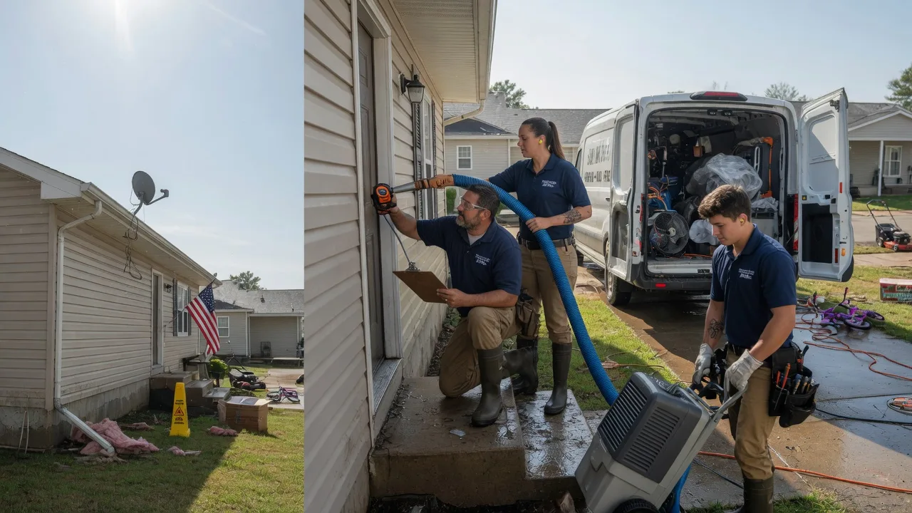 Ceiling Water Damage Restoration in Mandeville, LA near me